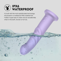WINYI WY0800 RENEE 360° Rotierender Dildo-Vibrator für Frauen Wasserdichter Weicher Silikon G-Punkt-Massagegerät USB-Aufladbares Sexspielzeug