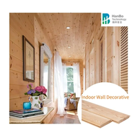 Prix d'usine Matériau de construction Panneaux muraux en bois massif Décoration intérieure Panneaux de revêtement mural Lattes