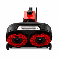 Autolaveuse Commerciale Rotative à 360°, Machine de Nettoyage Compacte Sans Fil Autopropulsée avec Réservoir d'Eau pour le Nettoyage Commercial