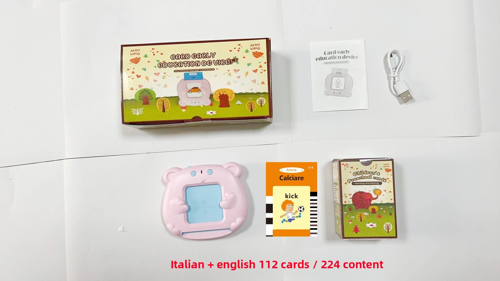 Bear Baby [Rose] 112 cartes (224 contenus) [Italien