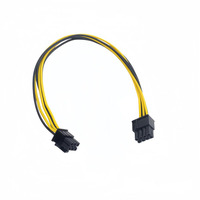 Kabel Jumper Dupont 6 Pin Flat Kustom, Male 2.54 Mm Pitch, 3-core Tembaga Murni, Selubung PVC, 12V untuk Peralatan Rumah Tangga