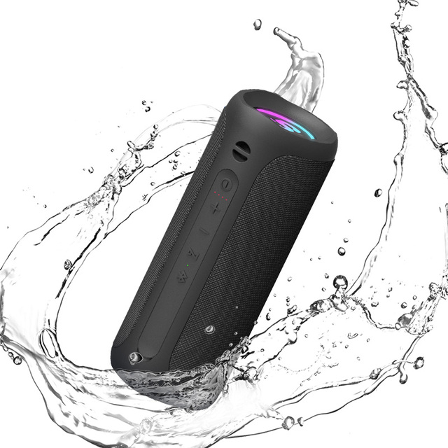 2024 Portable 25W RGB Light Speakers Wireless Waterproof for Outdoor Speaker Bassboost
