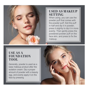 Marque privée Maquillage du visage Poudre libre 3 couleurs Contrôle de l'huile mate Réglage du visage Poudre libre Poudre de réglage - Product Image 4