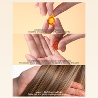 Produits de soin des cheveux en capsules d'huile d'argan biologique de marque privée, sérum de soin des cheveux, huile de traitement capillaire