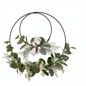 Zhi <span class=keywords><strong>Niya</strong></span> - Ramo de Flores Artificiales de Doble Lazo Atado a Mano para Decoración de Pared del Hogar CF01070 - Product Image 1