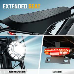 Zerogo จักรยานไฟฟ้า2025ระดั<span class=keywords><strong>บ</strong></span>ไฮเอนด์, <span class=keywords><strong>V8</strong></span>จักรยานไฟฟ้าอีไบค์ปรับความเร็วได้จักรยานอ้วนหน้าจอ LCD ไฟฟ้า + แอป250W จักรยานไฟฟ้า - Product Image 2