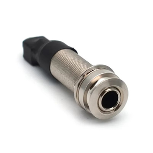 Custom Zilver Passieve Eq Piezo Pick-Up 6.35Mm Onder Zadel Uitgang Eind Pin Gitaar Jack Voor Ukelele Folk Akoestische Gitaar Pickup - Product Image 5