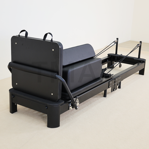 Tmax מותג המפעל מכירות אלומיניום מתקפל reformer שחור לבן חם מכירת מיטה יוגה מכונת Pilates - Product Image 3
