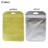 Sachets en plastique étanches avec fermeture éclair et fenêtre transparente, trou de suspension, logo personnalisé pour le rangement des boucles d'oreilles - Vente en gros