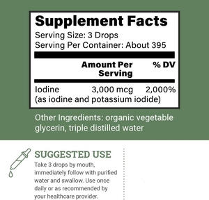 Private Label Lugols Iode Thyroïde Soutien Métabolisme Santé Detox Boost Potassium 2% Lugol Iode Supplément Liquide Gouttes - Product Image 2