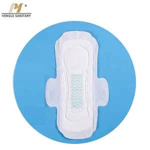 Chinese Supplier Anti-side Leakage Winged Negative ion Sanitary Napkin Pads Wholesale Feminine Tampons