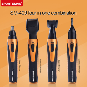 Recortador de Vello Nasal, Cejas <span class=keywords><strong>y</strong></span> <span class=keywords><strong>Orejas</strong></span> SPORTSMAN Profesional 4 en 1, Multifuncional, Eléctrico, Recargable por USB, Portátil, de Plástico, para Uso Doméstico - Product Image 2
