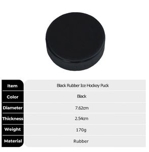 ลูกฮอกกี้ยางสีดำพิมพ์โลโก้ตามสั่ง บรรเทาความเครียด ขายส่งจำนวนมาก - Product Image 6