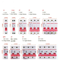 Disjoncteur miniature DZ47S 1P/2P/3P 63A 16A 20A 32A Basse Tension CA 1500V Usage Domestique