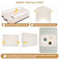 Panneau acoustique en feutre PET blanc haute densité, panneau absorbant le son en fibre de polyester, tableau mémo certifié CE