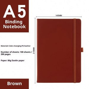 Agenda/Planificador de Cuero con Tapa Dura A5, 100gsm, Cosido con Hilo, Personalizado, Engrosado, para Reuniones de Negocios y Oficina, en Oferta - Product Image 5