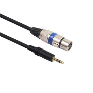 <span class=keywords><strong>Mini</strong></span> conector de teléfono TRS estéreo de 3,5mm <span class=keywords><strong>a</strong></span> cable de micrófono de audio hembra <span class=keywords><strong>XLR</strong></span> de 3 pines - Product Image 1