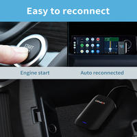 CARLIMEKI inalámbrico Android Auto Carplay espejo T-Map navegador satelital para Android