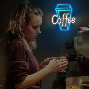 Letrero de Neón LED con Diseño de Café para Decoración de Paredes, Luz LED Brillante para Cafetería, Tienda, Restaurante, Bar - Product Image 5