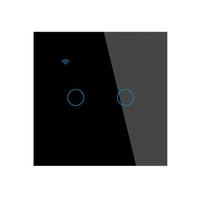 Vente en gros Accueil Tuya Lumière LED Tactile Verre Télécommande Électrique Interrupteur Intelligent Wifi Interrupteur Mural PST-TY-E2