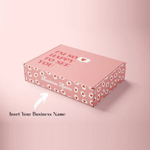 Bán buôn bảng sóng thư mục Hộp bao bì cho quần áo trang sức ngày Valentine bao bì Quà Tặng - Product Image 3