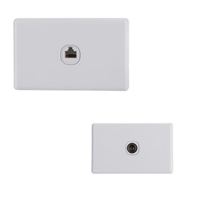 <span class=keywords><strong>Prise</strong></span> murale pour signal de données, <span class=keywords><strong>antenne</strong></span> <span class=keywords><strong>satellite</strong></span>, <span class=keywords><strong>prise</strong></span> <span class=keywords><strong>TV</strong></span>, type F, SLIMLINE, 16A, 250V, mise à la terre standard - Product Image 5