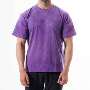 Vêtements décontractés sportifs Logo personnalisé T-shirts pour hommes 100% coton tricoté respirant séchage rapide durable - Product Image 1