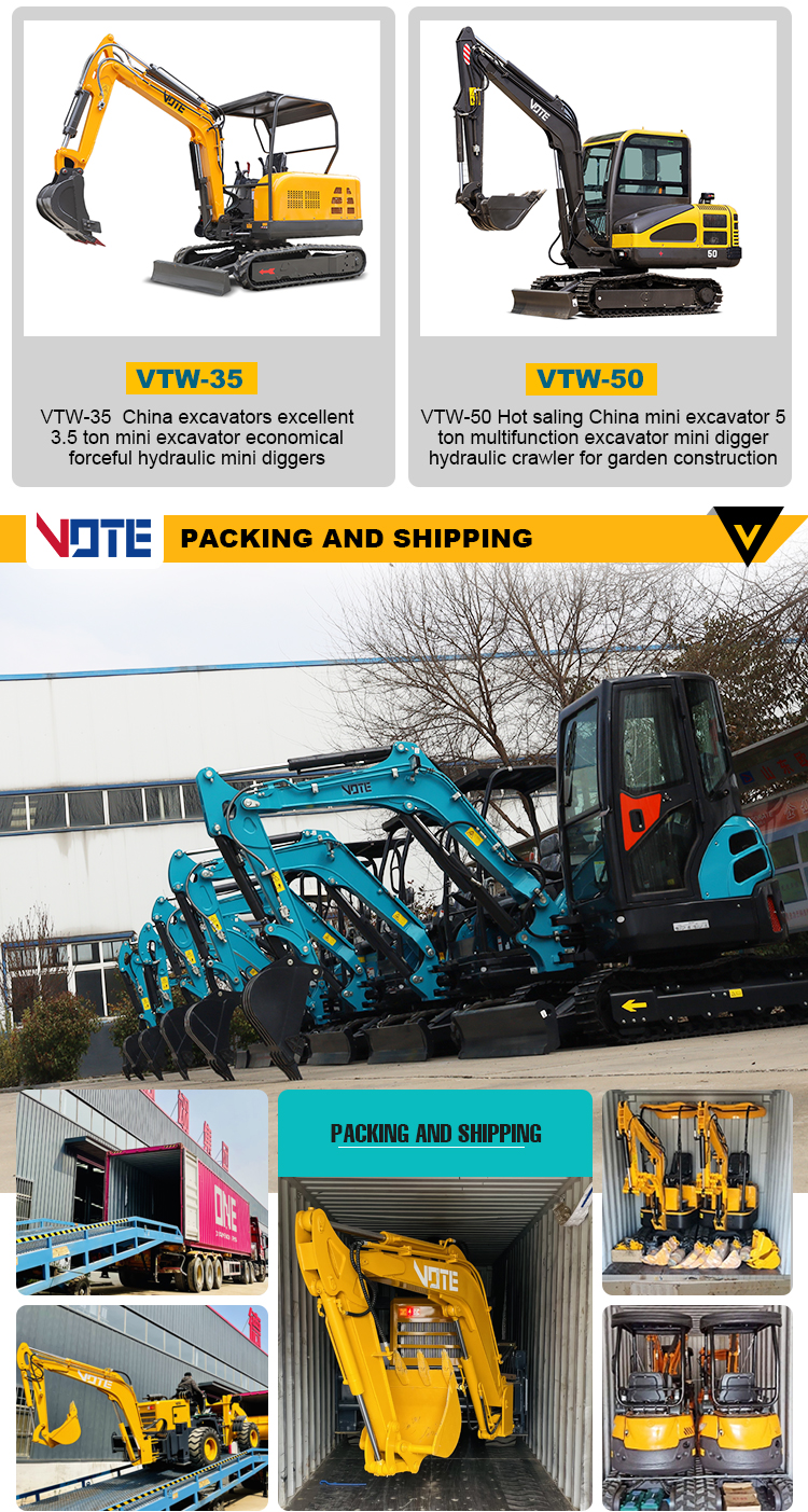 Economical new hydraulic excavators 3 ton mini excavator crawler digger reliable hydraulic system