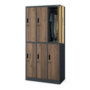 Armoires métalliques pour gymnases, usines, hôpitaux, bureaux, écoles, casiers en acier à 6 portes - Product Image 1
