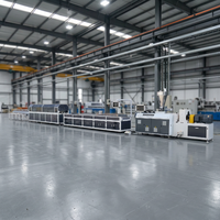 Extrudeuse bivis conique ZHIQIA PVC série 65 pour la fabrication de profilés, haute précision, économie d'énergie, pour cadres de fenêtres et de portes