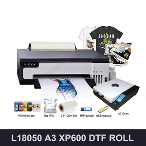 Stampante DTF a Rullo A3 A4 XP600 per Stampa su Magliette con Macchina per Forno a Film, Inchiostro DTF, Polvere, ecc. - Product Image 1