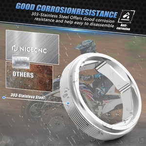 Tuerca de soporte de cojinete de vástago de dirección NiceCNC para <span class=keywords><strong>Yamaha</strong></span> <span class=keywords><strong>Banshee</strong></span> 350 Grizzly 400 450 550 700 - Product Image 5