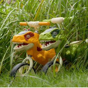 Yeni 10 İnç Bebek Denge Bisikleti Dinozor Oyuncak Tekerlek Işıklı EVA Lastikli Bebek Binilebilir Araba Bebek Yürüteci Dinozor Bisiklet - Product Image 3