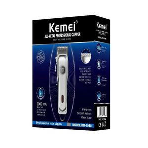 Cortadora <span class=keywords><strong>de</strong></span> Pelo <span class=keywords><strong>Profesional</strong></span> para Hombre KEMEI KM-1998, Cuchilla Ajustable, Carga Rápida <span class=keywords><strong>de</strong></span> 2000 mAh, Máquina <span class=keywords><strong>de</strong></span> Cortar Cabello, Venta al Por Mayor <span class=keywords><strong>de</strong></span> Fábrica OEM - Product Image 5