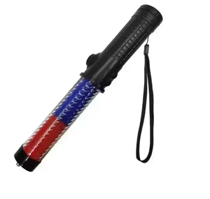 교통 통제봉 안전 LED 손전등 신호 휴대용 핸드헬드 교통 통제봉 - Product Image 1