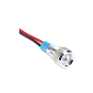 IP67 Không Thấm Nước 6Mm 8Mm 10Mm Kim Loại LED Chỉ Số Ánh Sáng 12V Đèn Tín Hiệu Với Màu Xanh Lá Cây Màu Xanh Vàng Trắng Phát XDL17-6B/L - Product Image 1