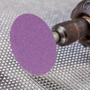 ورق صنفرة دائري للرطب الجاف والرطب وخطاف جلخ أرجواني 75 متعدد الوظائف Pexmientas - Product Image 4