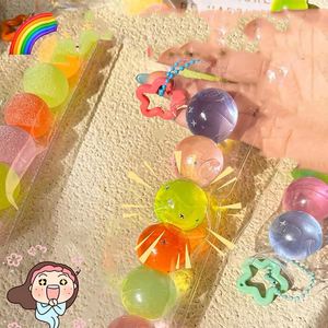 NEW Instagram Rainbow Transparent Ball <b>Squishy</b>-Soft Bouncy Stress Relief Gift for Kids Adults Relax Time Decompression Toys - Product Image 3