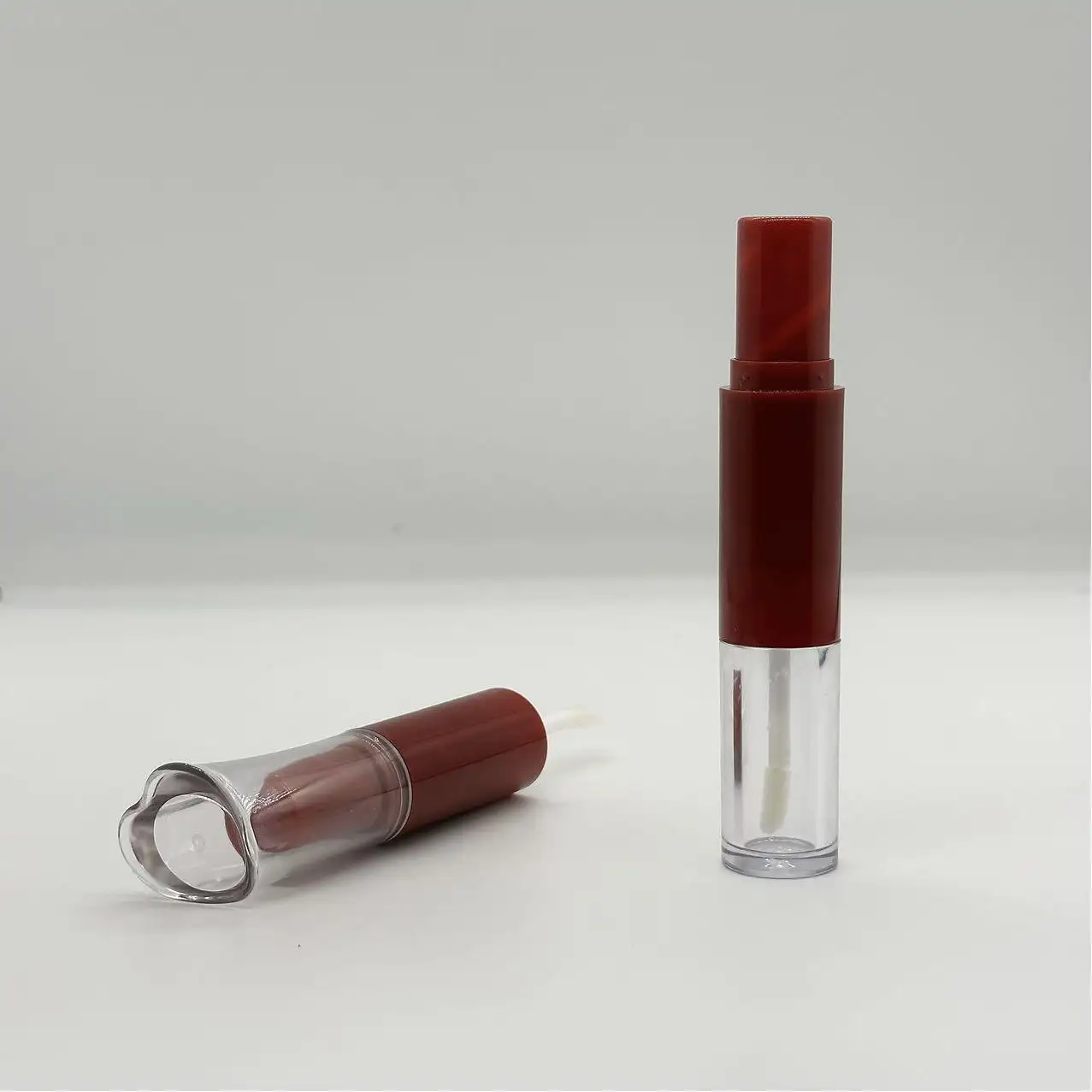 Tubos redondos de brilho labial para iluminar plástico quadrado vazio para cosméticos, tubo de alumínio Www Xxx Com Vous Jizz
