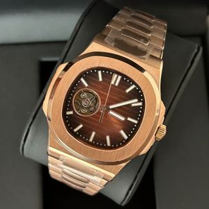 Reloj Mecánico Automático con Movimiento NH38, Esqueleto, Cristal de Zafiro, Resistente al Agua, Relojes de Pulsera de Moda, Venta al Por Mayor - Product Image 1