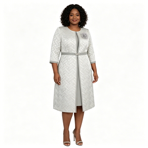 Trajes Elegantes de Talla Grande para Madres de Novia, Vestidos Largos para Iglesia, Ropa de Mujer Turca, Ropa Formal de Alta Calidad para Mujer - Product Image 1