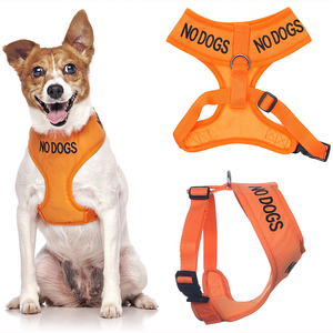 Tali rompi anjing layanan Anti cemas kuning tahan air Set tali anjing <span class=keywords><strong>Harness</strong></span> anjing saraf Hijau Oranye Hijau kustom - Product Image 5