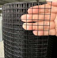 Grillage soudé en PVC ultra-résistant 1,2 m x 30 m / Mailles de 6 x 6 cm, Diamètre du fil de 3,0 mm, Rouleau de 22 kg | Anti-bactérien, résistant à la moisissure
