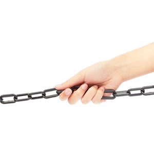 שרשרת מחסום פלסטיק שחור 6/8/10 מ "מ - Product Image 4