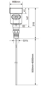 رادار موجة موجهة من الدرجة الصناعية ، لخرج Temp 70 C من <span class=keywords><strong>4</strong></span> إلى 20 مللى أمبير مع خرج ثابت - Product Image 6