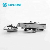 Charnières de cuisine TOPCENT en acier inoxydable, charnières de porte robustes, charnières de placard hydrauliques à fermeture douce