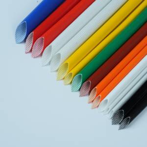 Gaine en fibre de verre résistante aux hautes températures, gaine isolante en fibre de verre, tube en fibre ignifuge et retardateur de flamme - Product Image 5