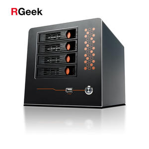 Metalfish-boîtier de stockage personnalisé OEM RGeek, Mini itx Nas, boîtier pour serveur, châssis de Cabinet Nas, échange à chaud, 4 baies - Product Image 4