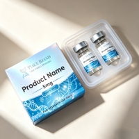 Étiquettes personnalisées imprimées en couleur CMJN pour flacons, autocollants adhésifs pour bouteilles de beauté en verre de 3 ml et 10 ml, emballage sur plateau en plastique