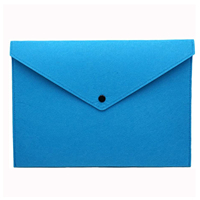 Grande capacité feutre portefeuille pochette lettre enveloppe bouton fermeture bureau maison école papeterie affaires papier fichier Document sac
